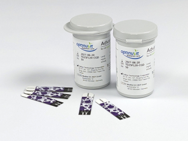 Preview: Optinuvit Diabetescare Advance Plus Teststreifen – 100 Stück